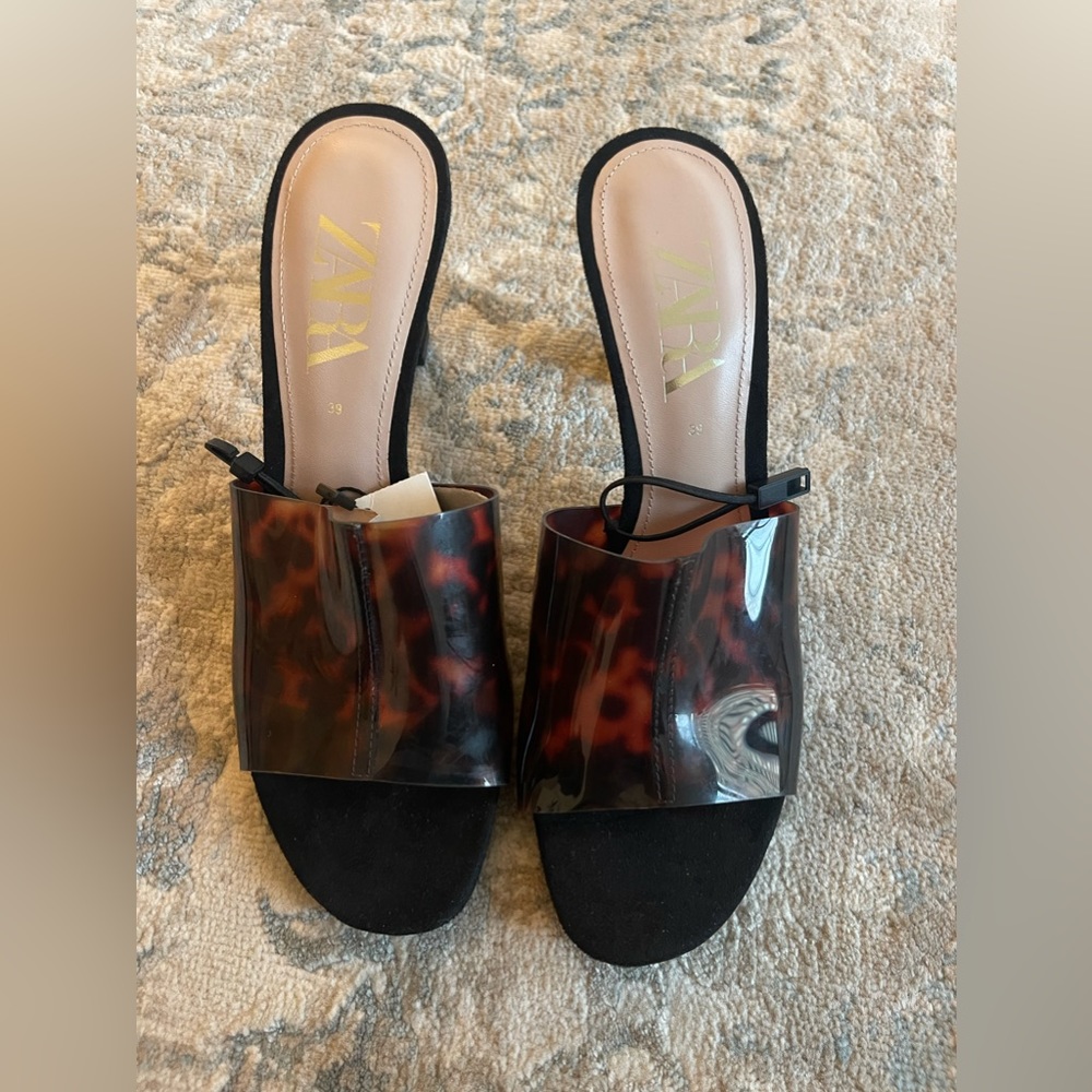 Zara PVC heel